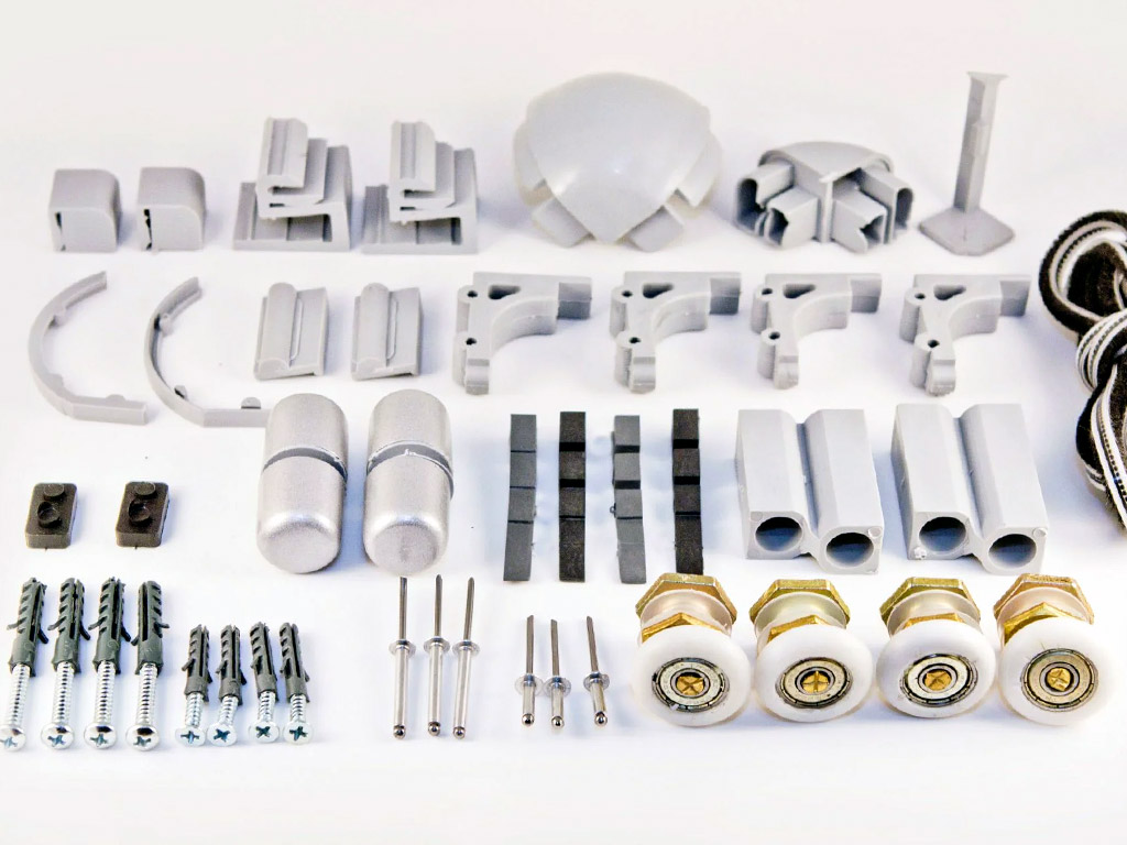 Kits e acessórios para vidros, portas de vidros, espelhos e box para banheiro.